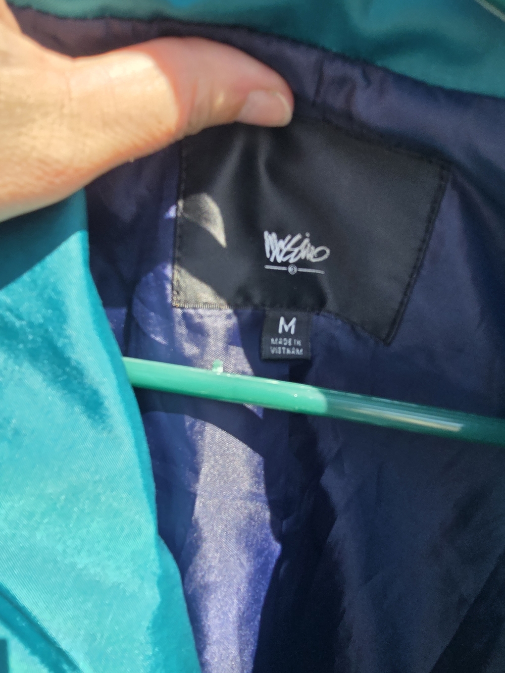 Mossimo Supply Co. Teal Trench Coat - Picture 7 of 7
